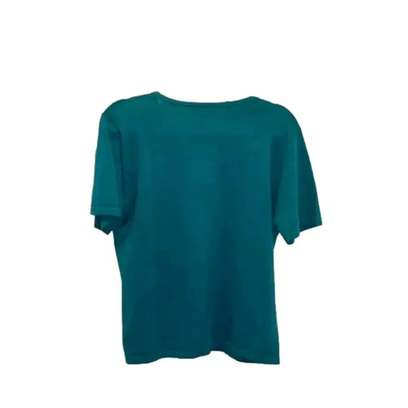 Silk blend sweater Draper’s & Damon’s scoop neck sweater short sleeved preppy - Picture 2 of 6